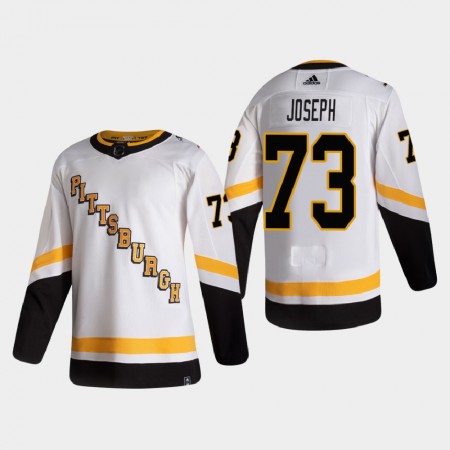 Pittsburgh Penguins Pierre-Olivier Joseph 73 2020-21 Reverse Retro Authentic Shirt - Mannen